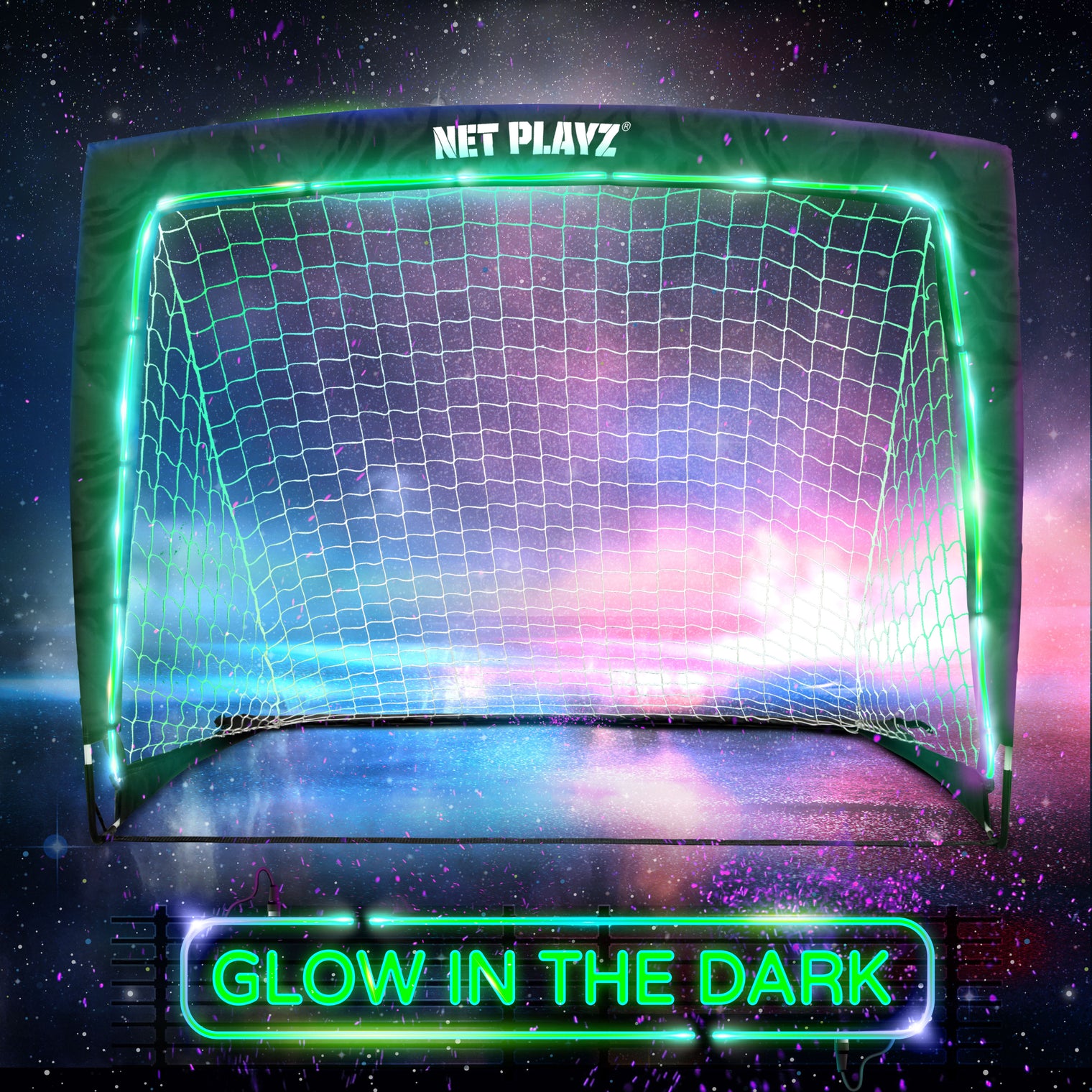 ILLUMINATED SOCCER GOAL | GLOWGAME PLAYZ MINI