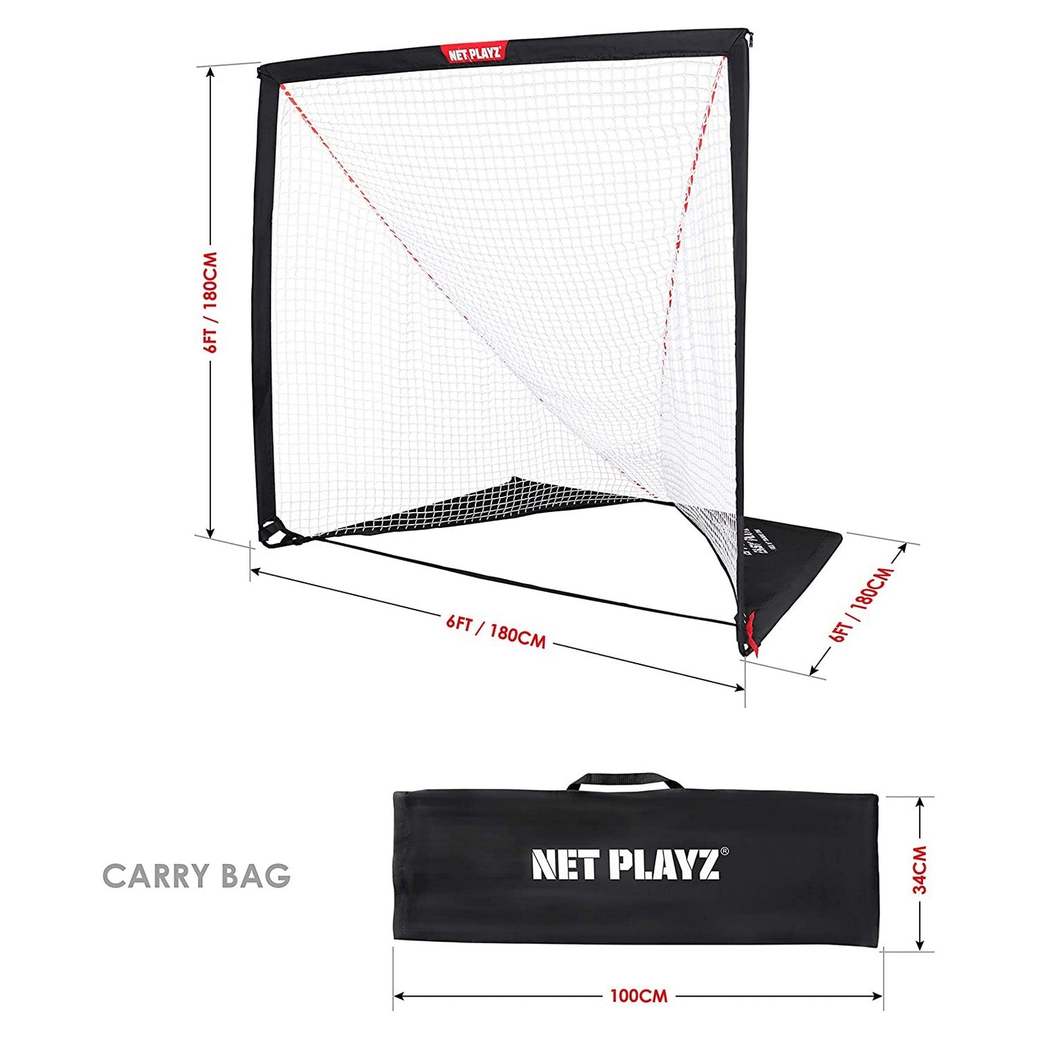 6FT LACROSSE GOAL |  EASY PLAYZ MIDI product image 2, NET PLAYZ, NetPlayz, Sports Equipment Supplier, Sports Training Equipment Supplier, sports equipment manufacturers, United States Of America, USA, Canada, Europe, Africa, lacrosse store, lacrosse equipment, lacrosse training aids, lacrosse accessories, best Lacrosse training aids, best lacrosse swing training aids, best hockey swing aids, hockey swing training aids, lacrosse training equipment
