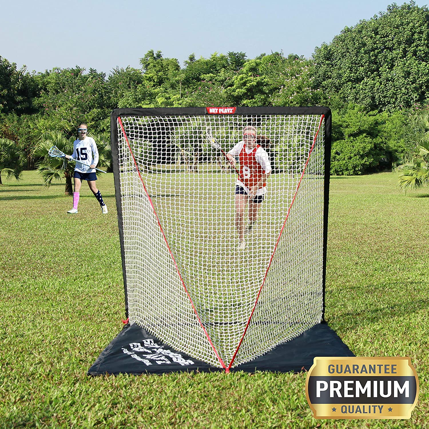 6FT LACROSSE GOAL |  EASY PLAYZ MIDI Lifestyle image 3, NET PLAYZ, NetPlayz, Sports Equipment Supplier, Sports Training Equipment Supplier, sports equipment manufacturers, United States Of America, USA, Canada, Europe, Africa, lacrosse store, lacrosse equipment, lacrosse training aids, lacrosse accessories, best Lacrosse training aids, best lacrosse swing training aids, best hockey swing aids, hockey swing training aids, lacrosse training equipment