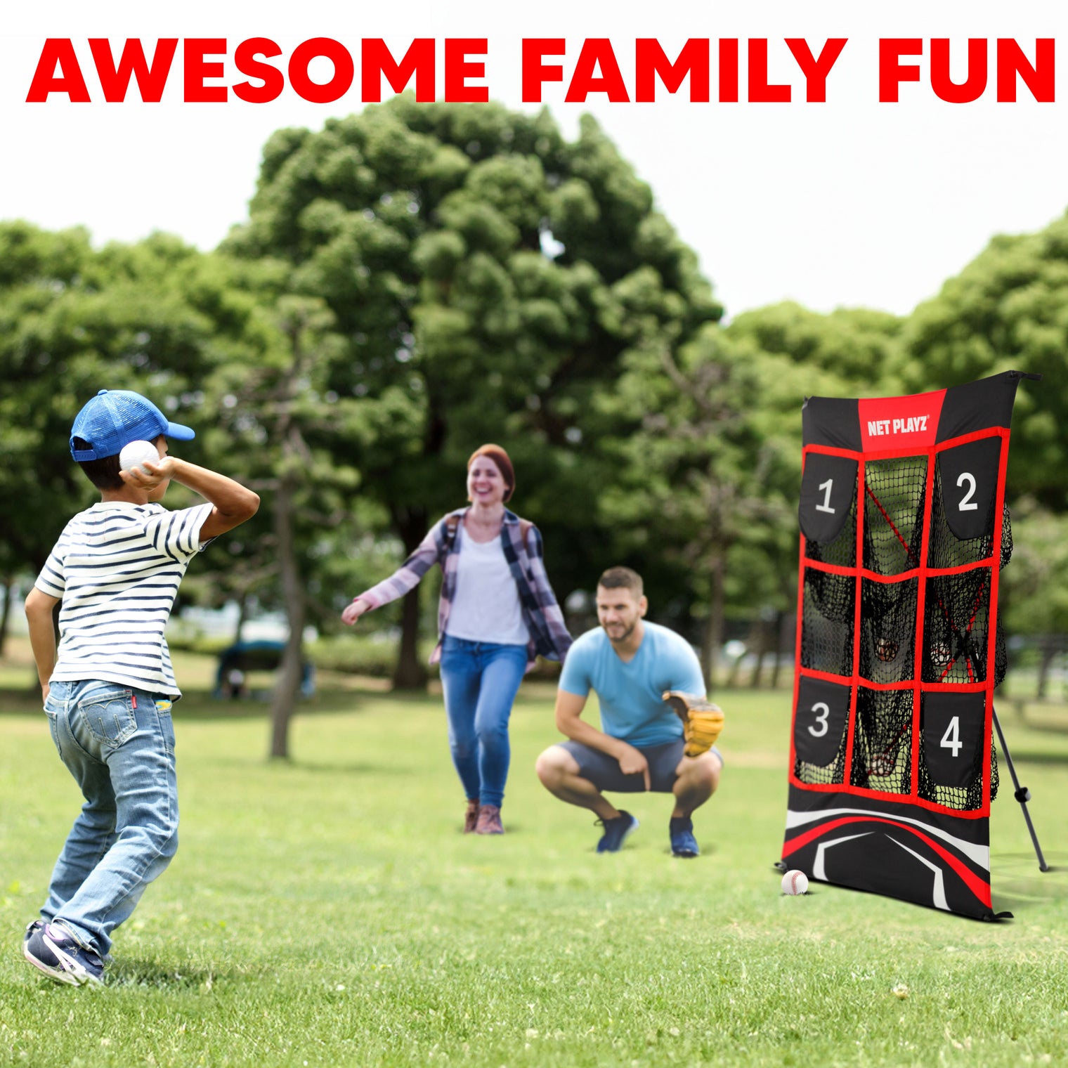 JUNIOR BASEBALL PITCHING STRIKE ZONE | ADVANCED PLAYZ family lifestyle image, NET PLAYZ, NetPlayz, Sports Equipment Supplier, Sports Training Equipment Supplier, sports equipment manufacturers, United States Of America, USA, Canada, Europe, Africa, baseball training equipment, baseball training stuff, batting practice equipment, baseball batting practice equipment, batting practice devices, hitting practice equipment, baseball training aids, baseball practice equipment, baseball training tools