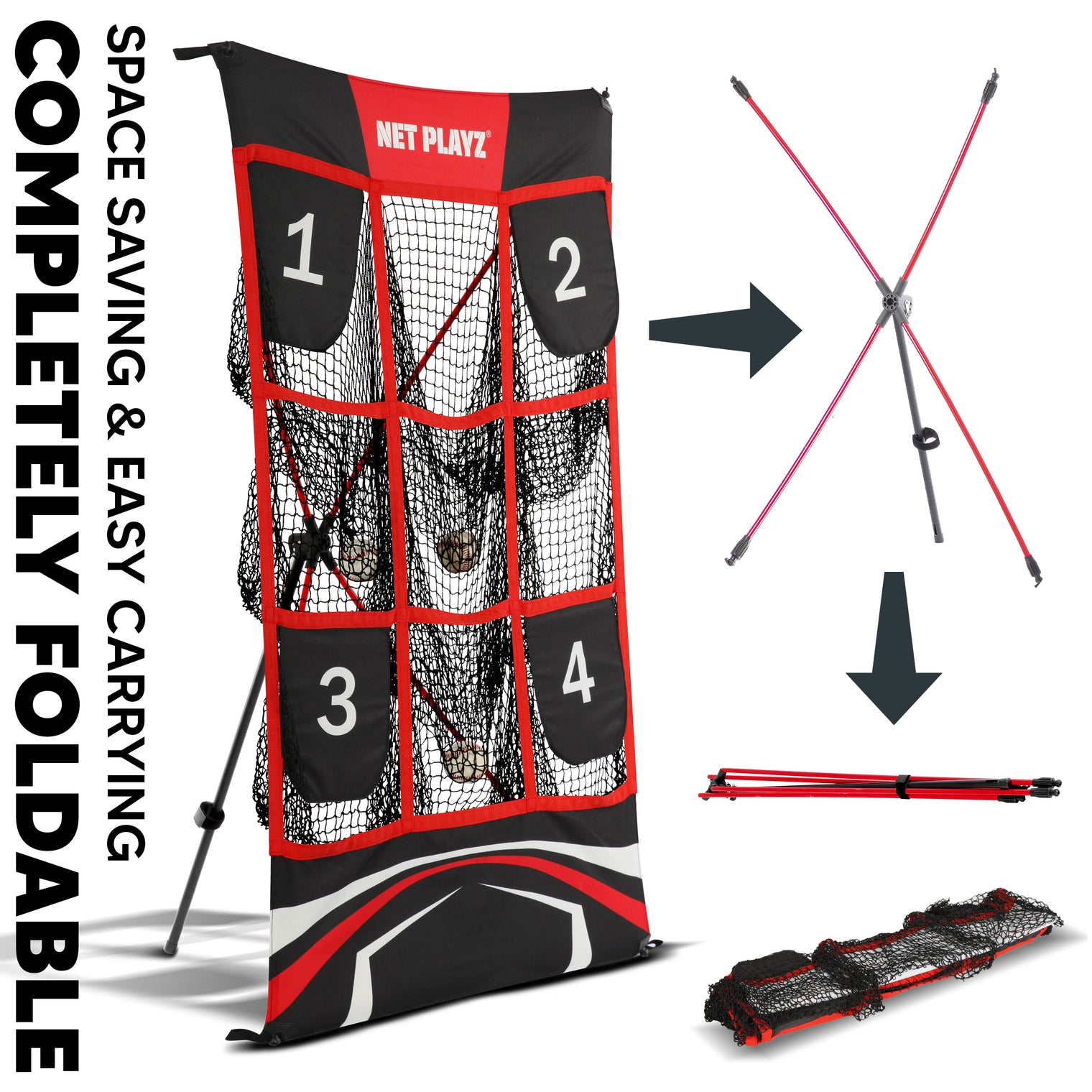 JUNIOR BASEBALL PITCHING STRIKE ZONE | ADVANCED PLAYZ setup image, NET PLAYZ, NetPlayz, Sports Equipment Supplier, Sports Training Equipment Supplier, sports equipment manufacturers, United States Of America, USA, Canada, Europe, Africa, baseball training equipment, baseball training stuff, batting practice equipment, baseball batting practice equipment, batting practice devices, hitting practice equipment, baseball training aids, baseball practice equipment, baseball training tools