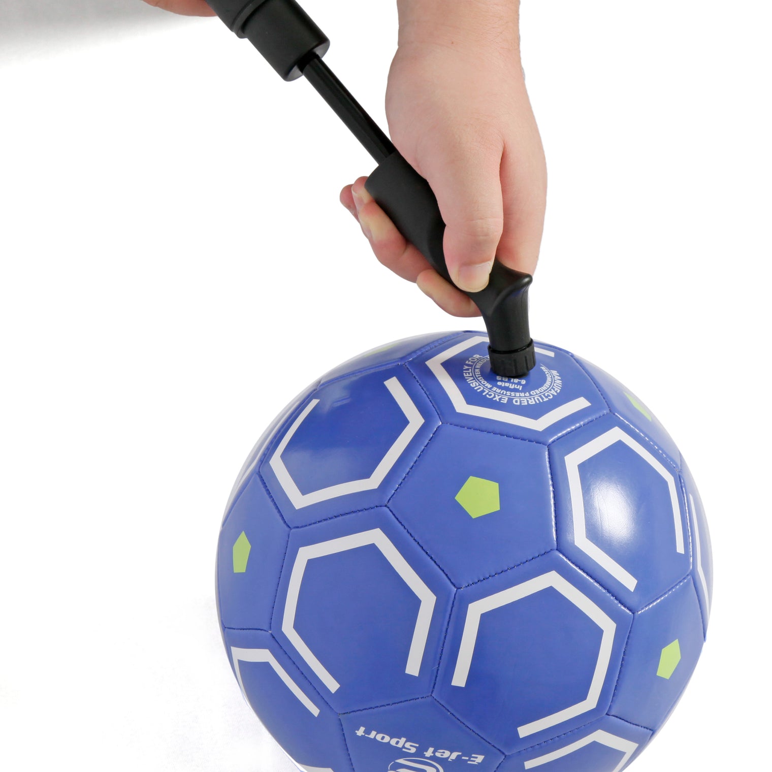 DUAL ACTION BALL PUMP | EASY PLAYZ product use image, pump soccer ball, SPORTS ACCESSORIES, NET PLAYZ, NetPlayz, Sports Equipment Supplier, Sports Training Equipment Supplier, sports equipment manufacturers, United States Of America, USA, Canada, Europe, Africa, soccer ball, sports goods, sports equipment, athletic equipment, soccer equipment, soccer training equipment, soccer training accessories, soccer training devices, training equipment, sports equipment manufacturers, athletic equipment manufacturers