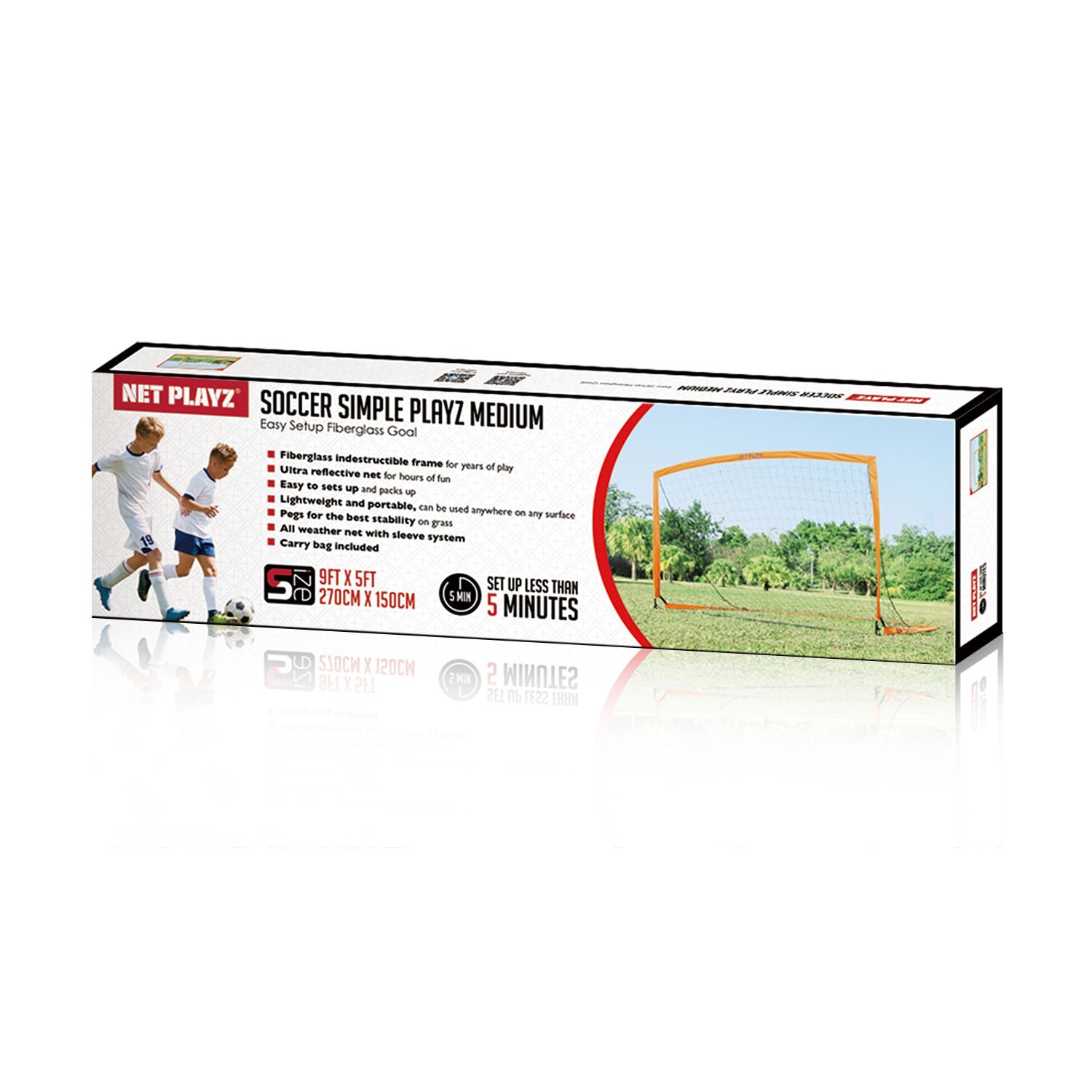 9FT FIBERGLASS SOCCER GOAL | SIMPLE PLAYZ MIDI