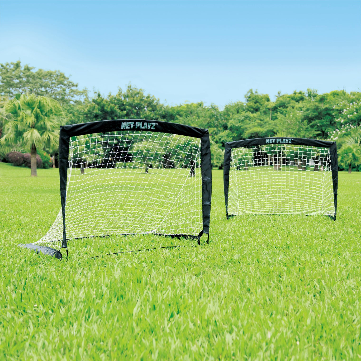 4FT TWIN POP-UP SOCCER GOALS | EASY PLAYZ