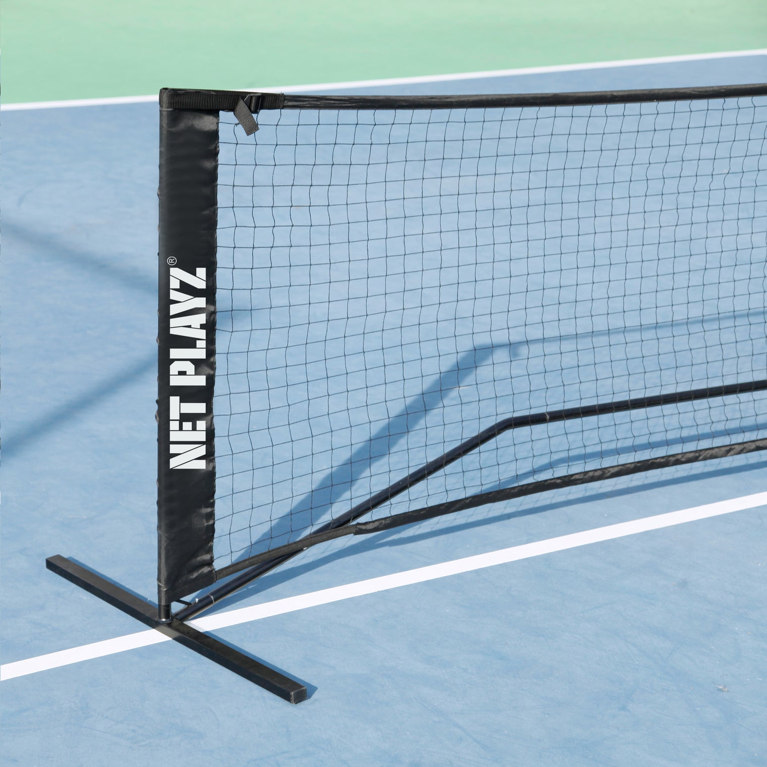 FULL SIZE PICKLEBALL NET | SIMPLE PLAYZ product image 3, NET PLAYZ, NetPlayz, Sports Equipment Supplier, Sports Training Equipment Supplier, sports equipment manufacturers, USA, Canada, tennis training equipment, tennis training device, tennis training accessories, tennis equipment training, tennis practice equipment, tennis equipment for practice, tennis practice accessories, tennis practise equipment, tennis training aids, padel training equipment, pickleball training equipment