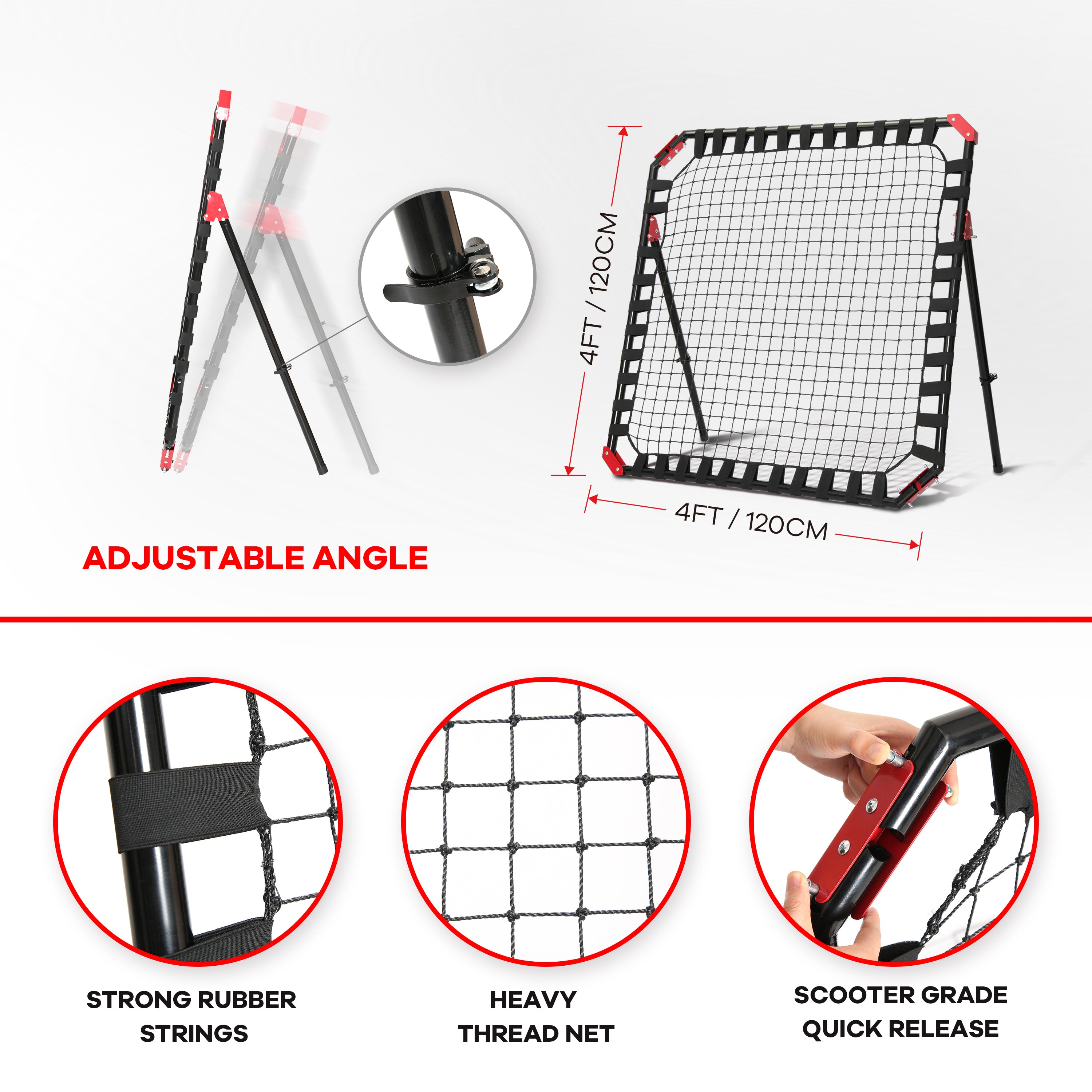 4X4FT SOCCER REBOUNDER | INTENSE PLAYZ From NET PLAYZ, NetPlayz