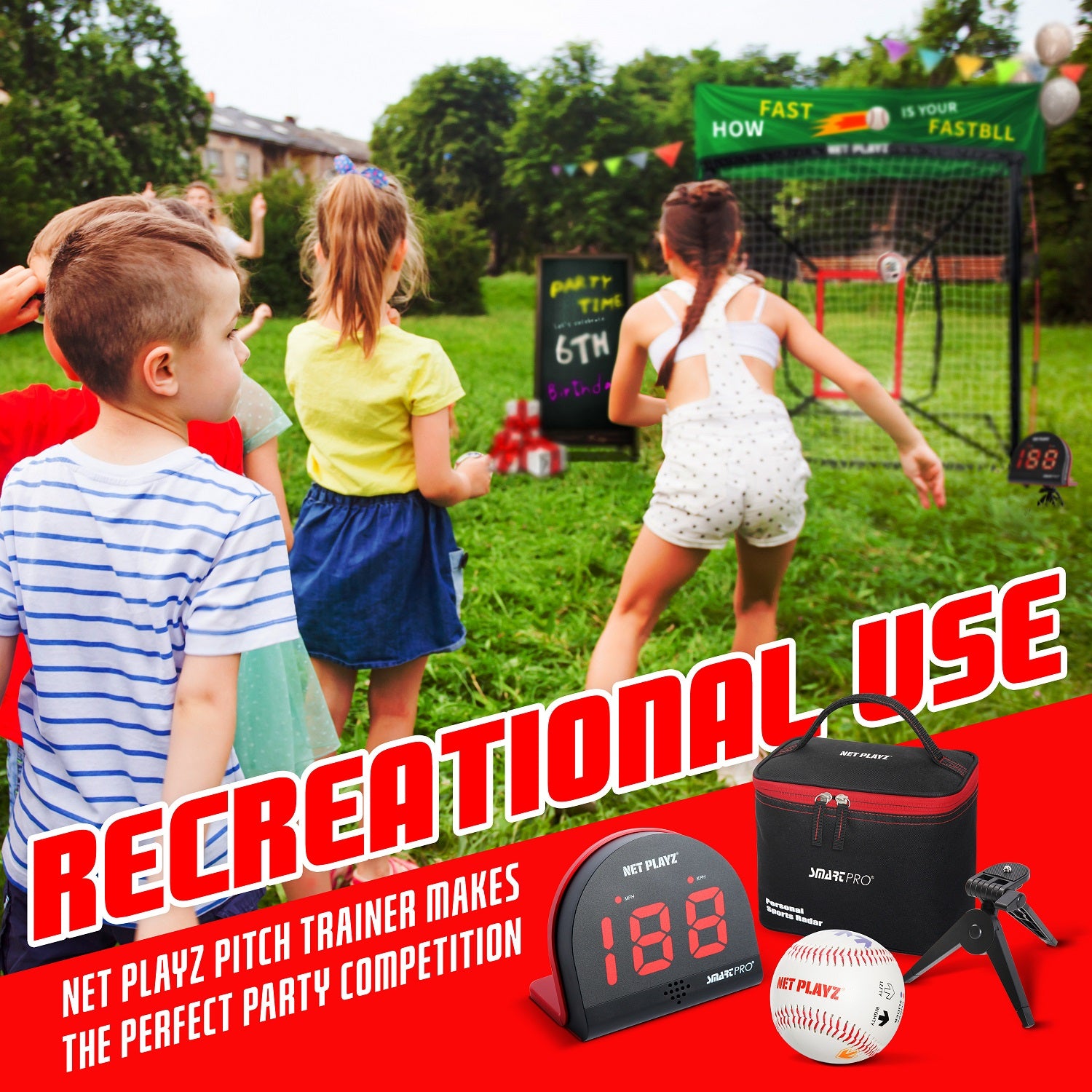 SMART PRO SPEED RADAR | WITH BASEBALL - BASEBALL Equipment