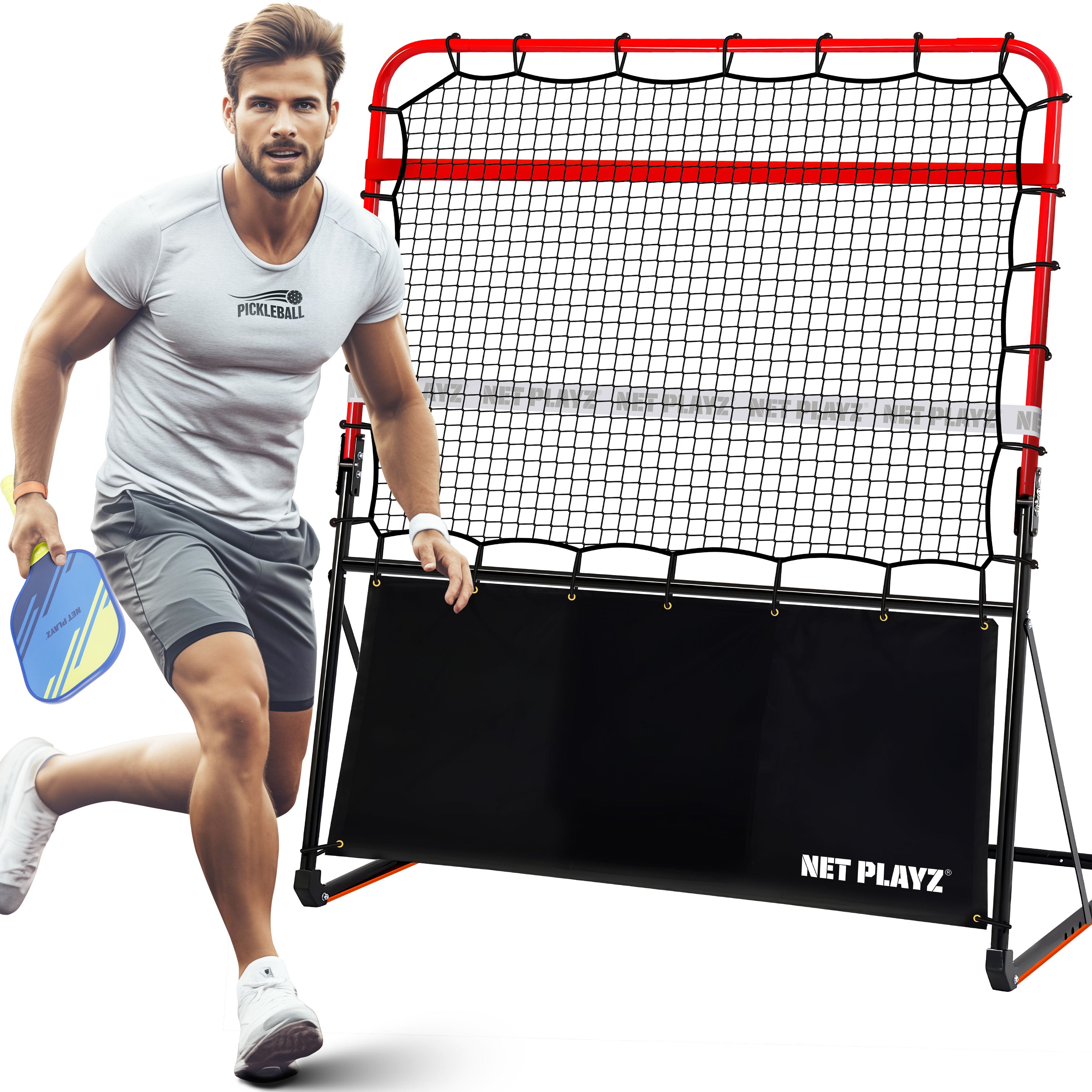 4FT PICKLEBALL REBOUNDER | SMART PLAYZ MINI From NET PLAYZ